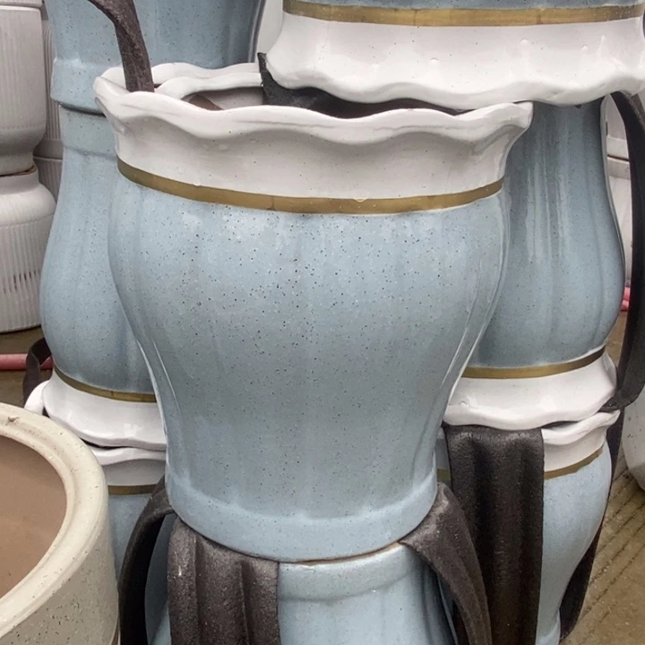 低腰白花口蓝南瓜大号口32/36