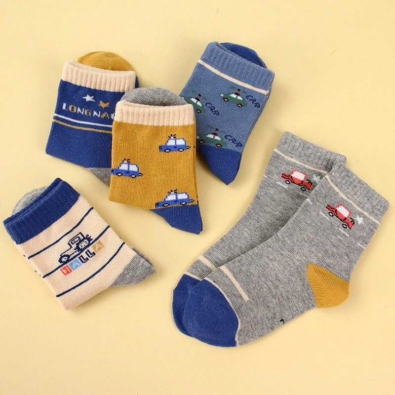 儿童袜子涤棉春秋棉袜冬季中筒女孩宝宝童袜男童女宝秋冬女童长袜