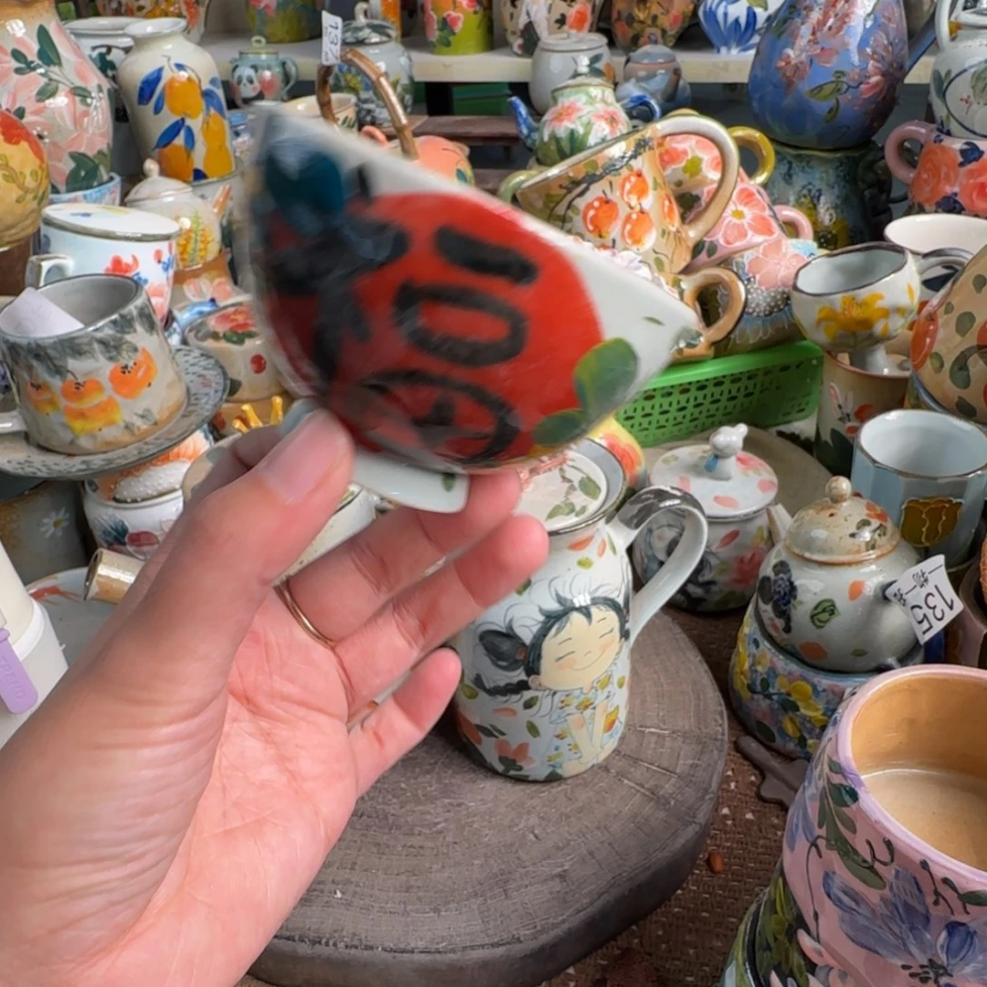 景德镇釉下彩陶瓷微瑕156