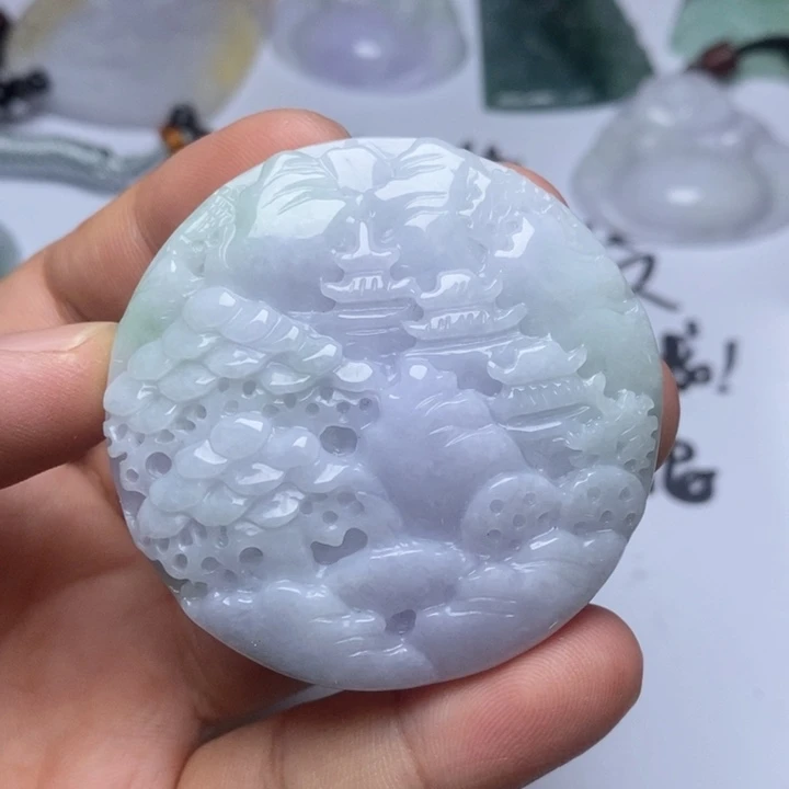颈饰未镶嵌翡翠都***-翡翠