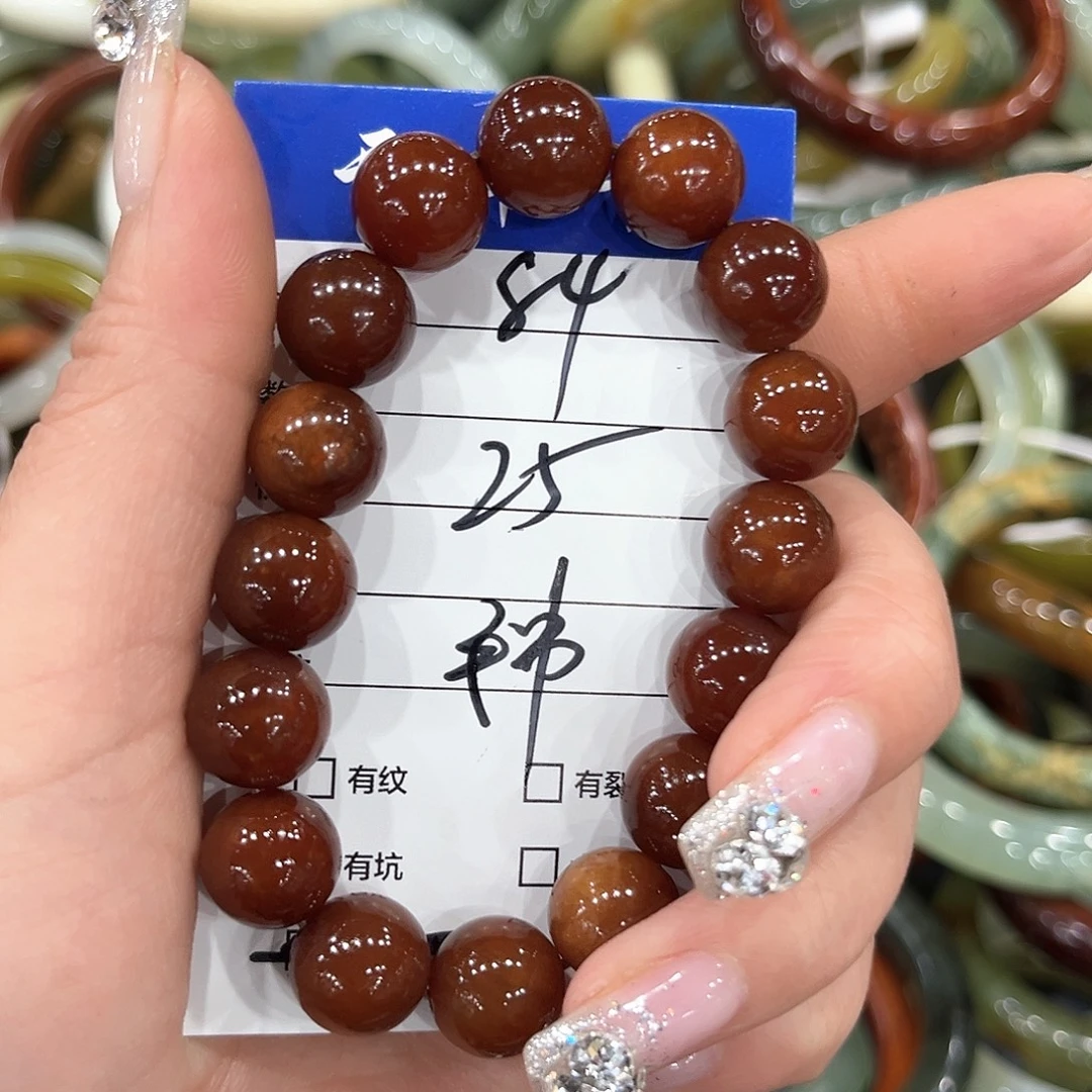 ****开未镶嵌蛇纹石玉手镯