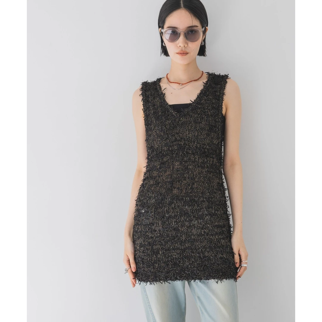 【胖虎家】夏季新款 J 时尚洋气高级感简约小众百搭无袖长款上衣