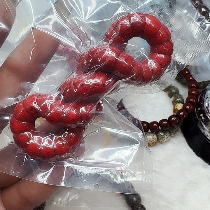 星月菩提手串351王者红朱供星月菩提猪大肠10单圈