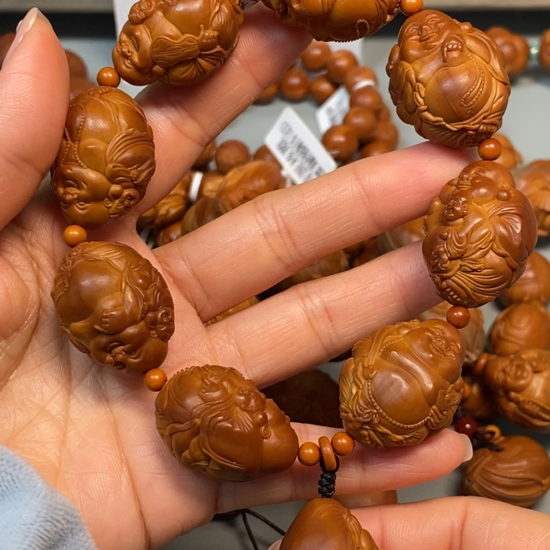 橄榄核手串/手链童子弥勒