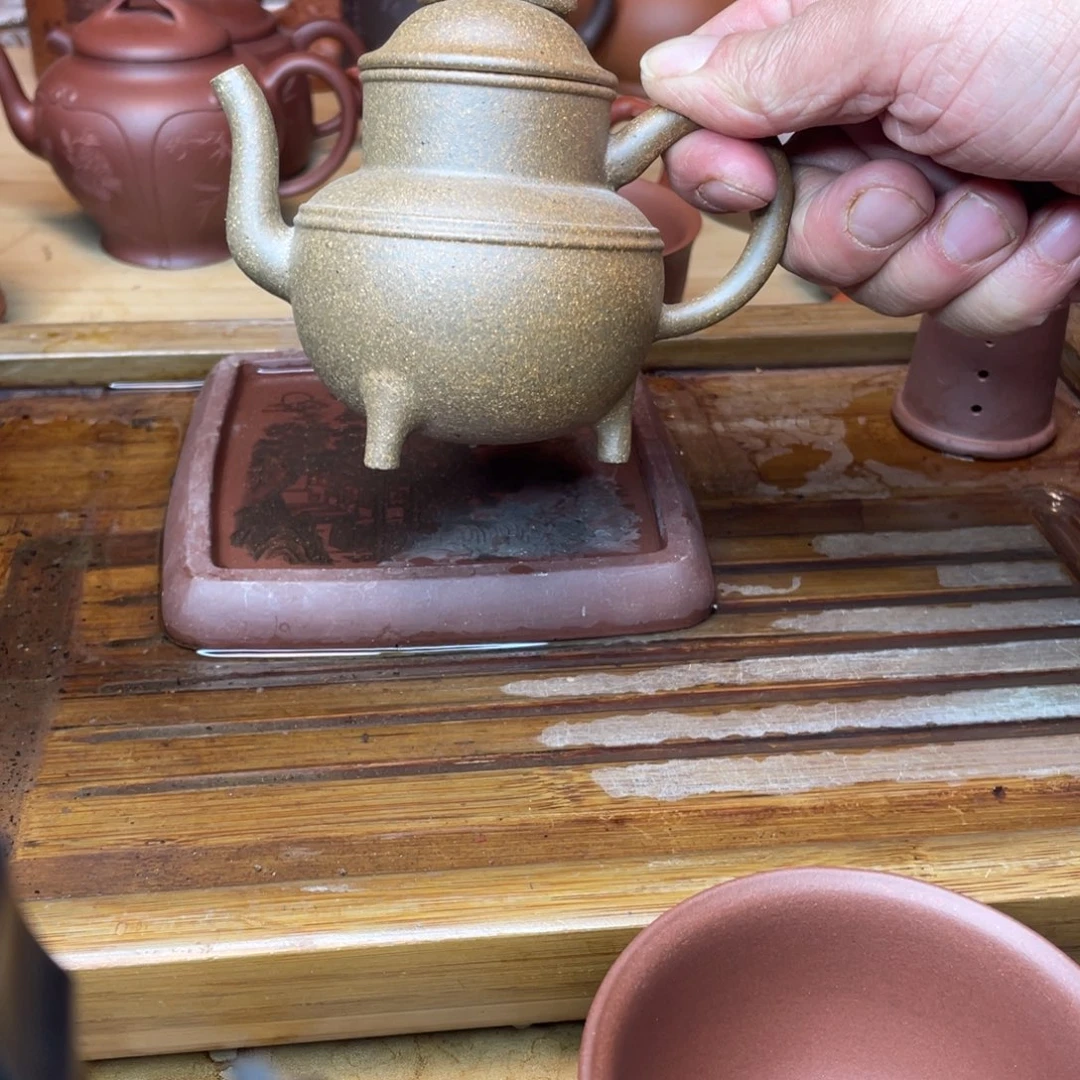 开***果茶壶紫砂原矿青段炉鼎