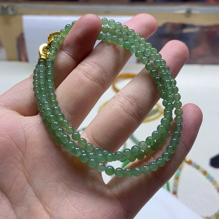 定制翡翠未镶嵌缅甸翡翠A货卡3.9