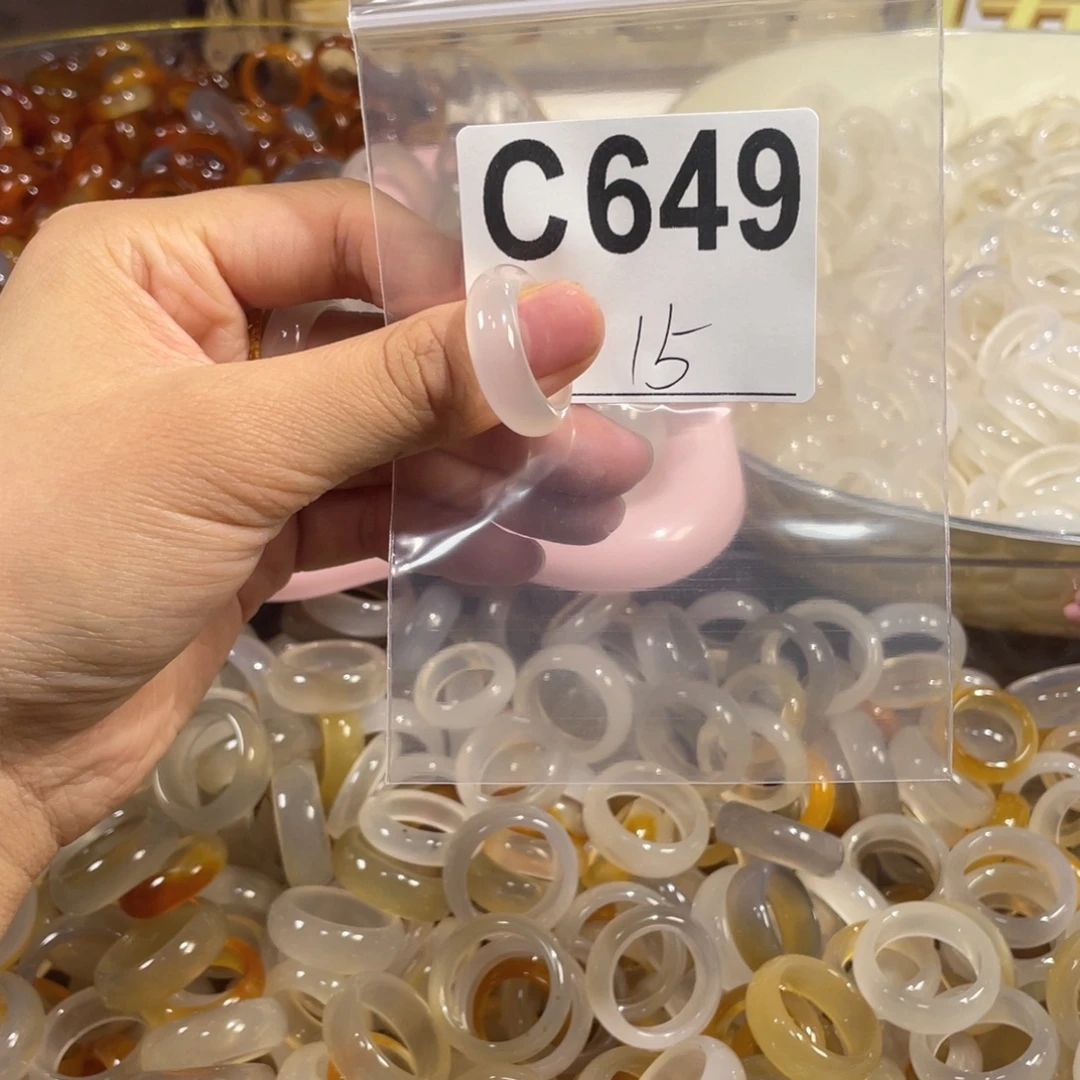 未镶嵌戒指玛瑙/玉髓649
