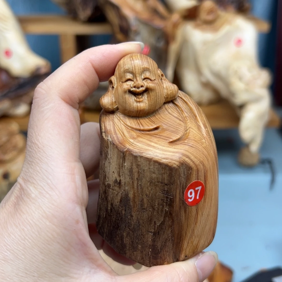 柏木崖柏木摆件手把件，5