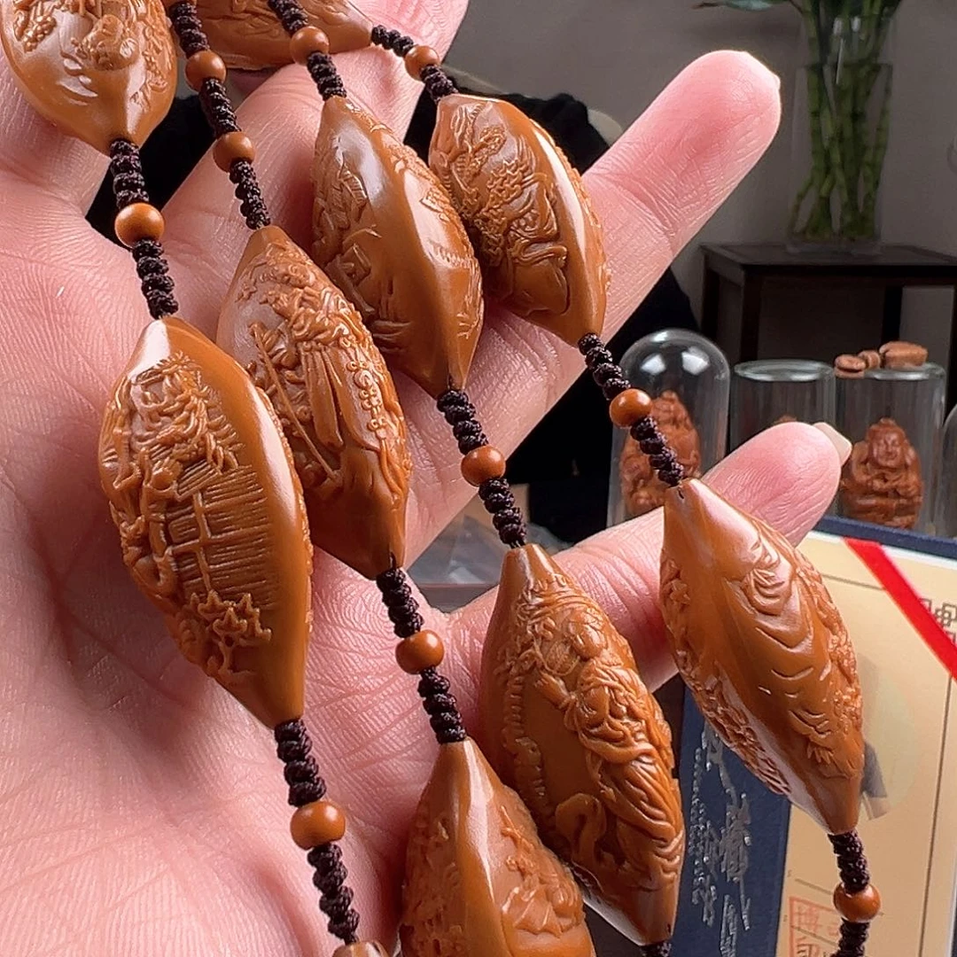 橄榄核手串/手链土*子橄榄核雕橄榄核