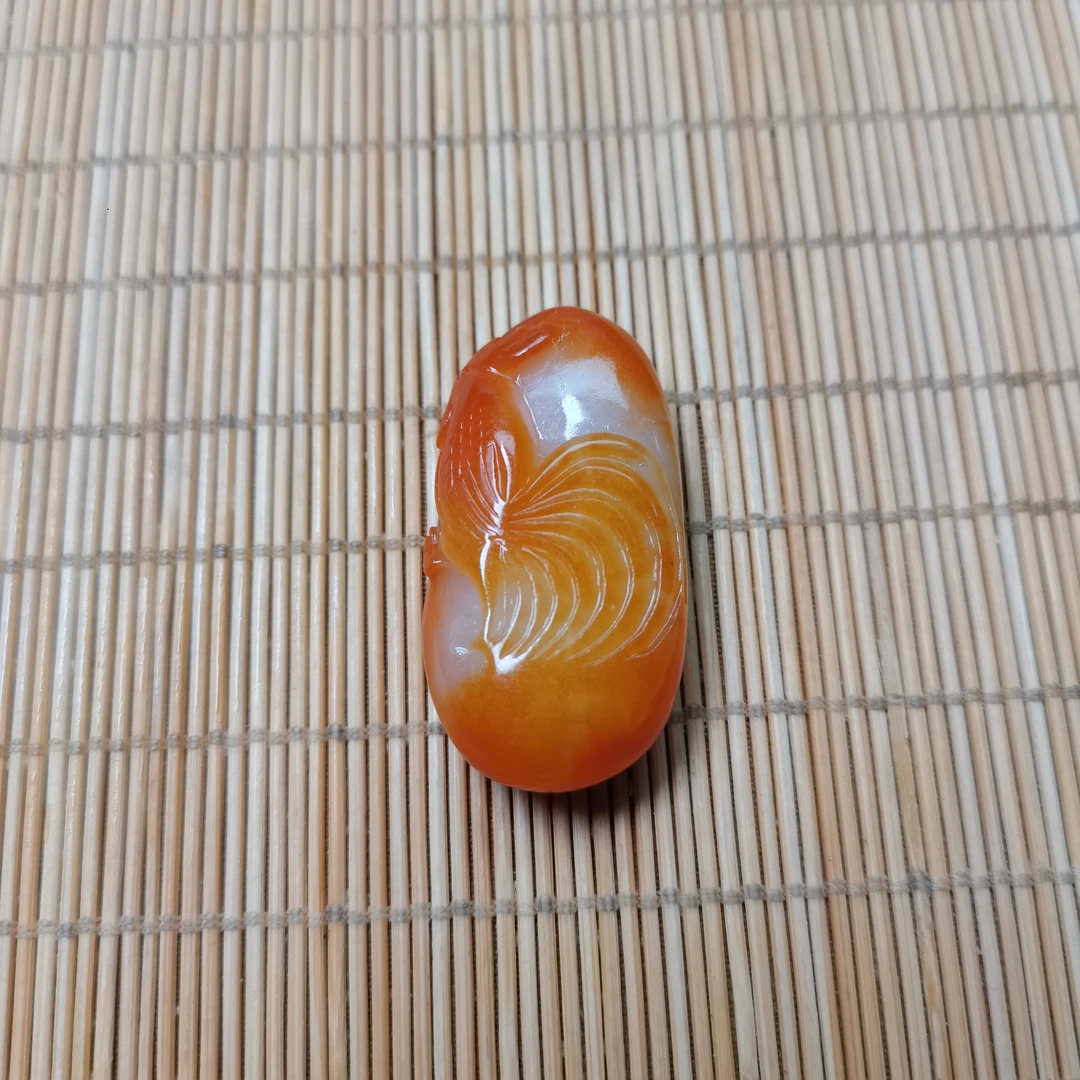 新疆和田玉大吉大利公鸡25克