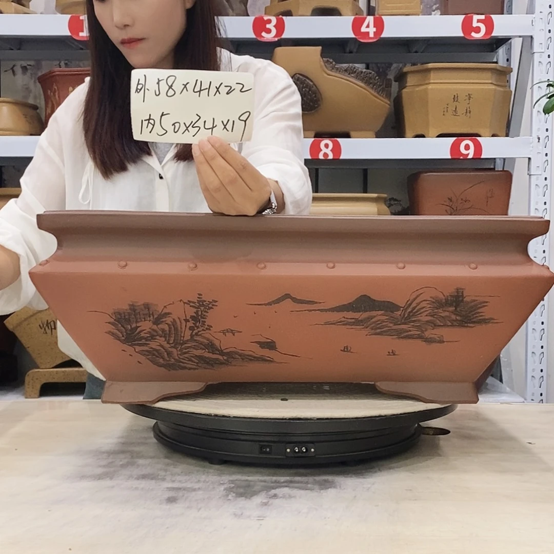 紫砂花盆紫砂花盆