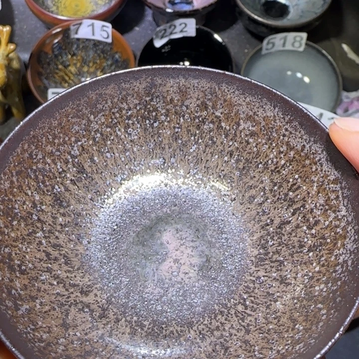 一***道茶盏福建盏茶器平口薄涂