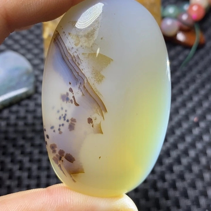 玛瑙/玉髓颈饰未镶嵌疏*河