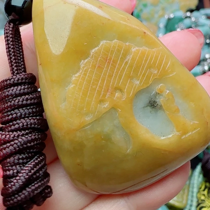 颈饰未镶嵌翡翠天然A货12