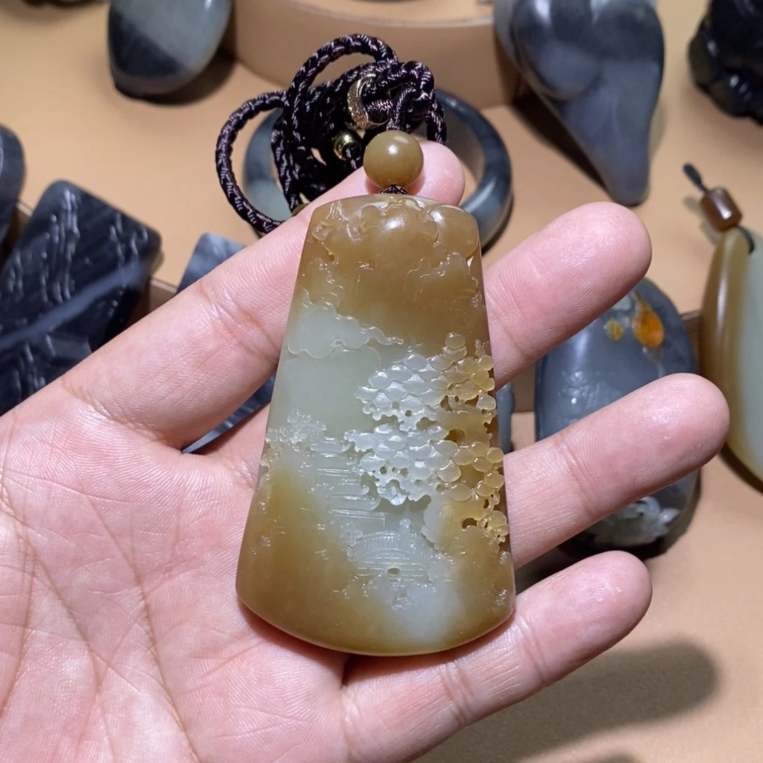 未镶嵌和田玉挂件