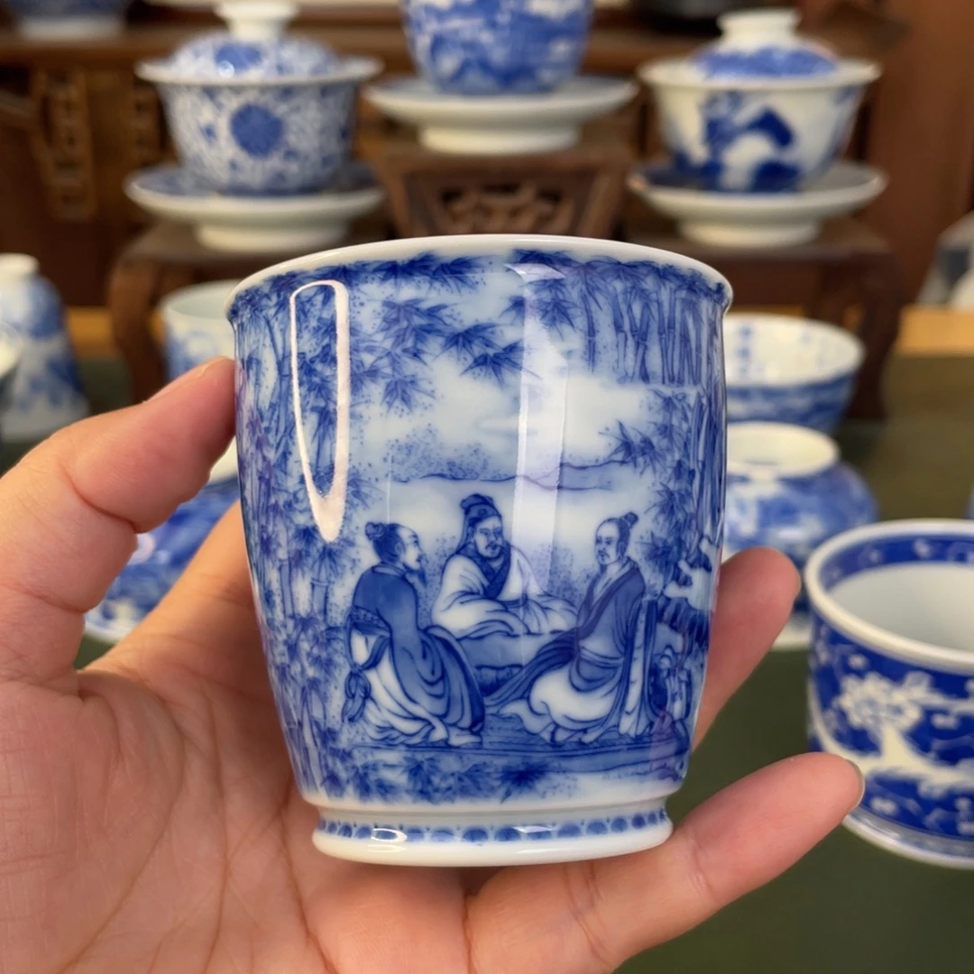 国***强杯景德镇手工手绘作品