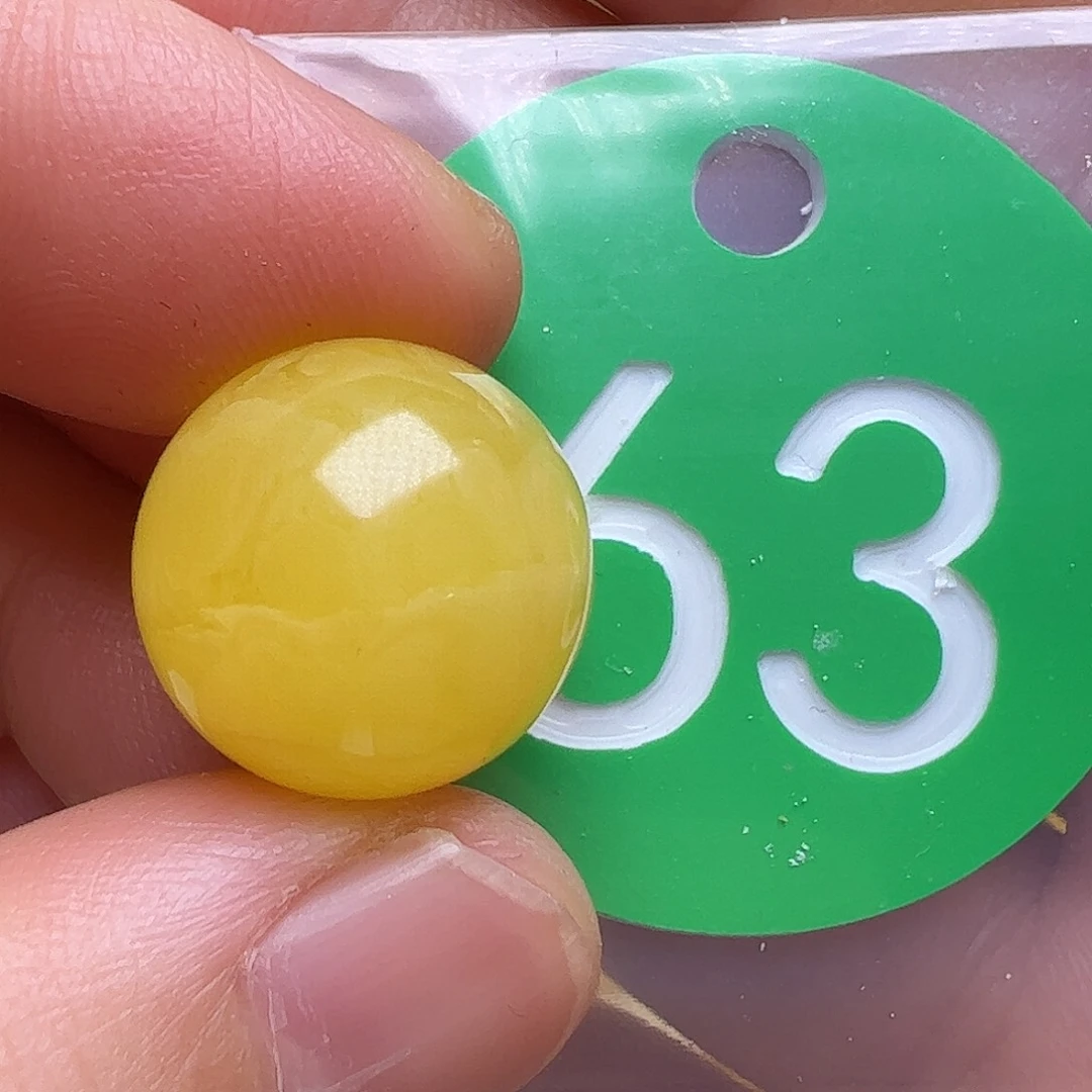 蜜蜡未镶嵌珠宝奇石15mm