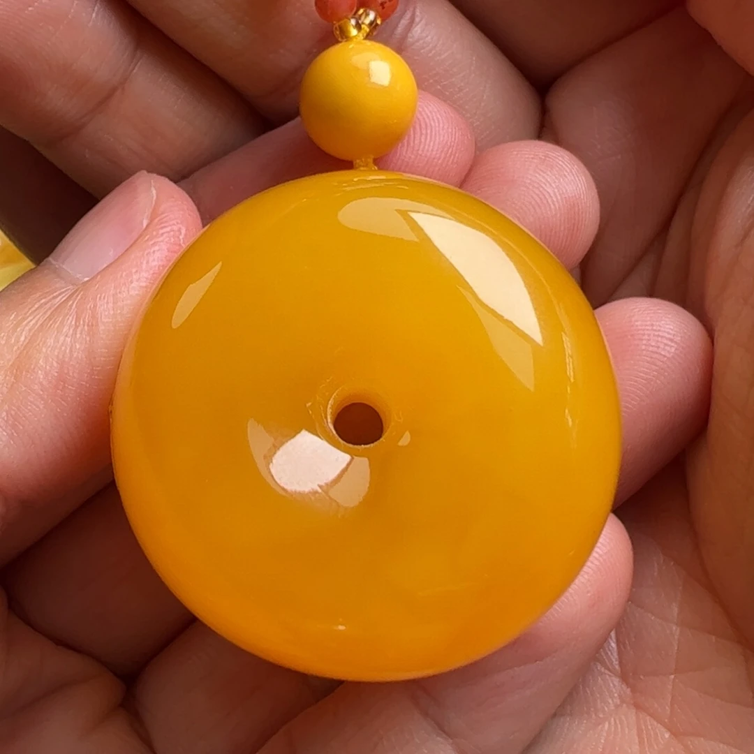 未镶嵌毛衣链蜜蜡无优化