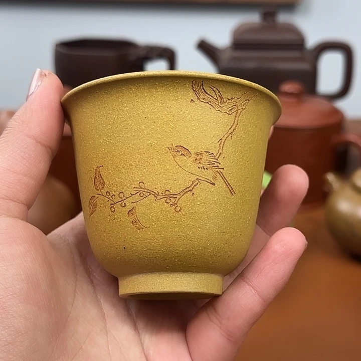 宜兴紫砂主人杯杯不退不换