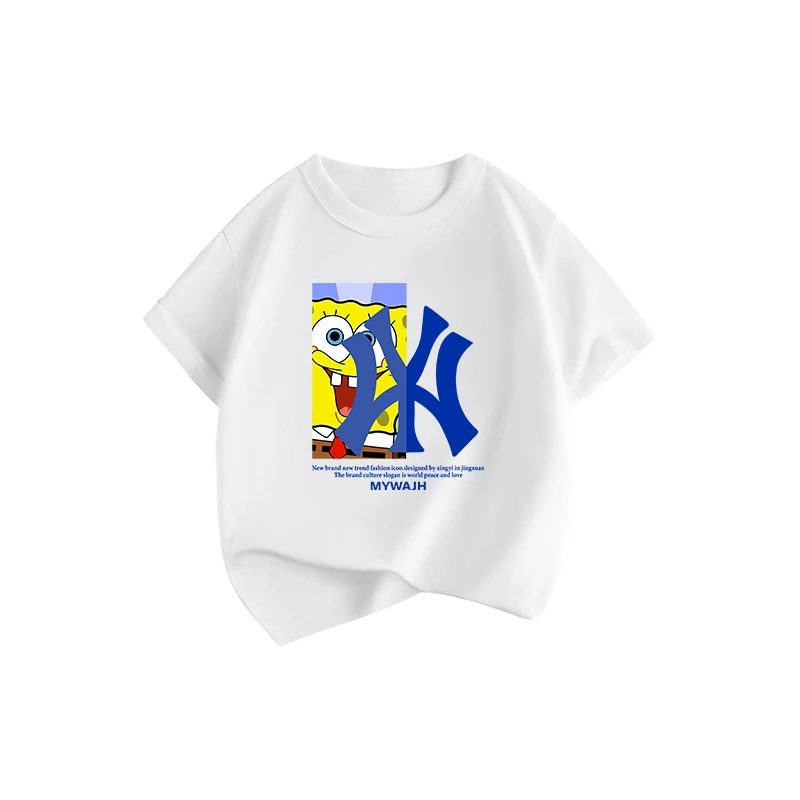 儿童上衣童装t恤男女童洋气夏季百搭休闲男童女童洋气上衣