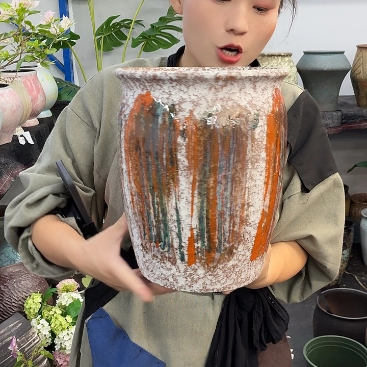 20-25 -粗陶花盆有孔