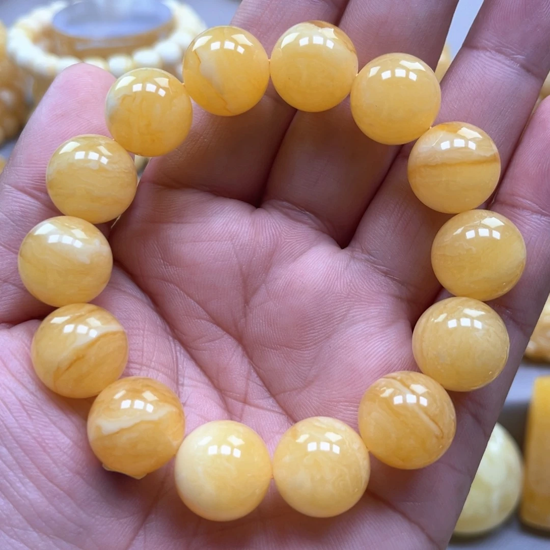 琥珀手链未镶嵌手串