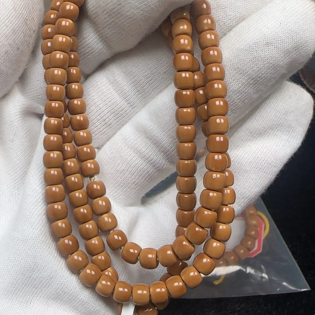 手串橄榄核老挝长串极限弧三花5.2mm