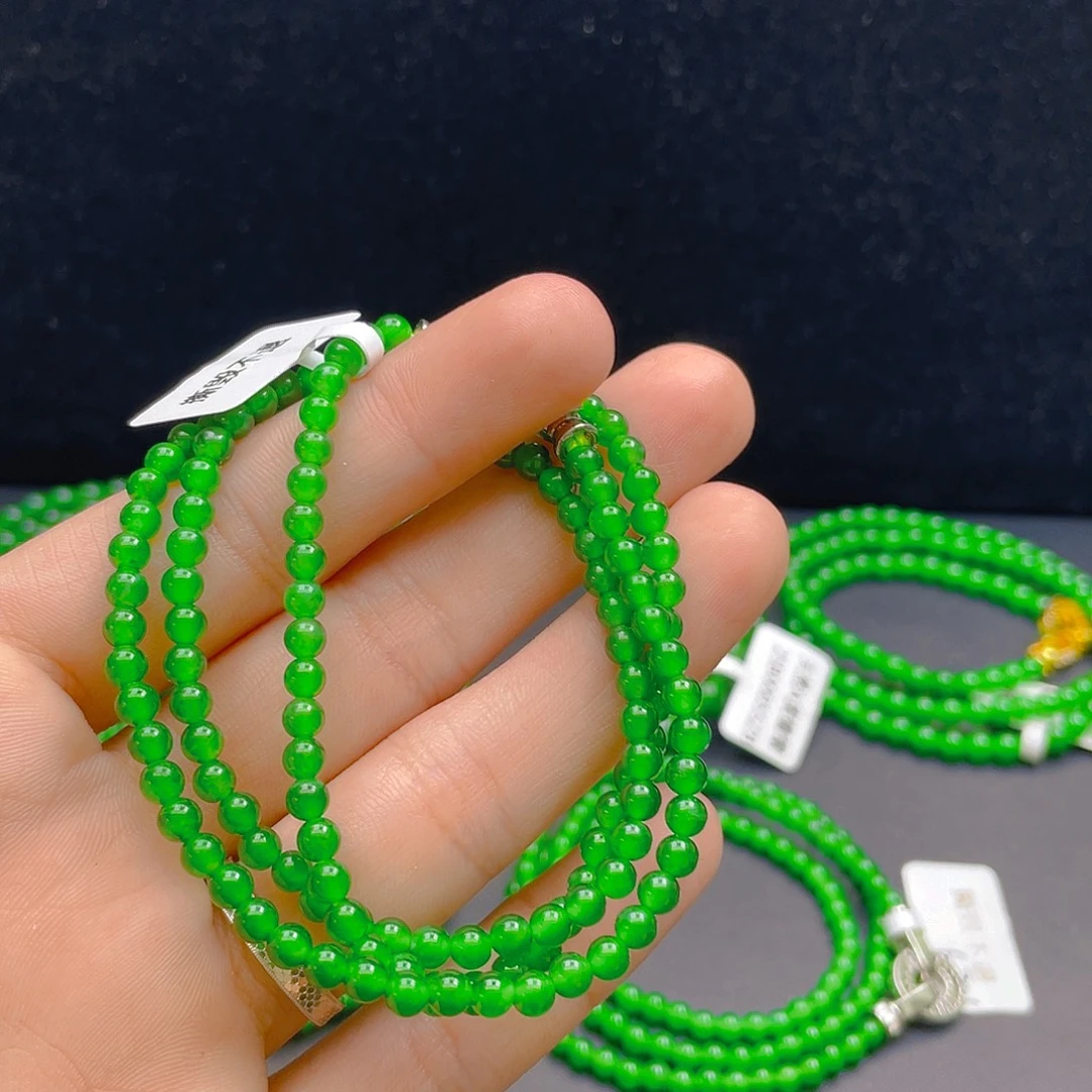 翡翠未镶嵌项链
