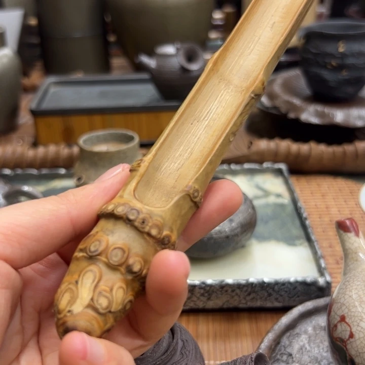 陶竹制茶则投茶好用