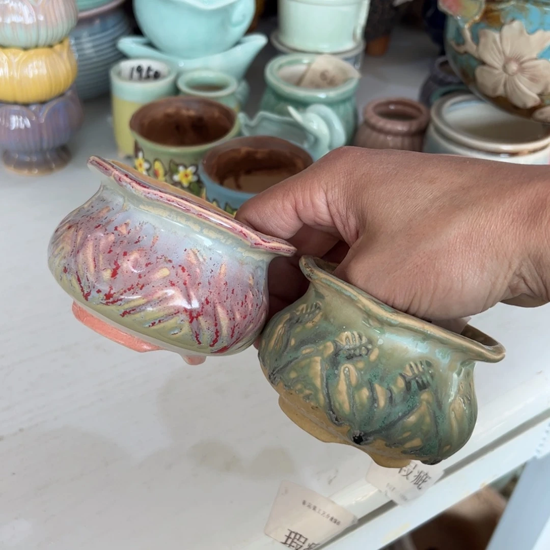 陶瓷陶瓷多肉花盆@@1303