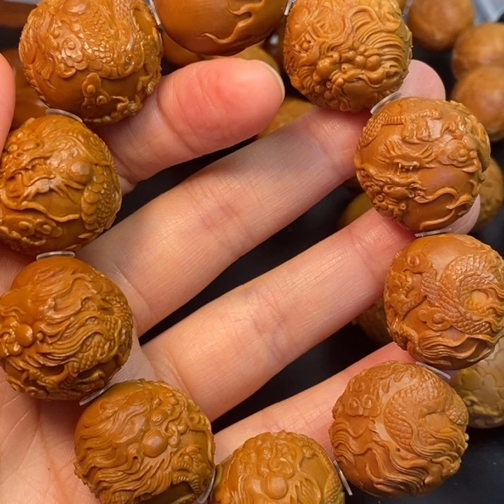 京***侠橄榄核手串/手链龙手串