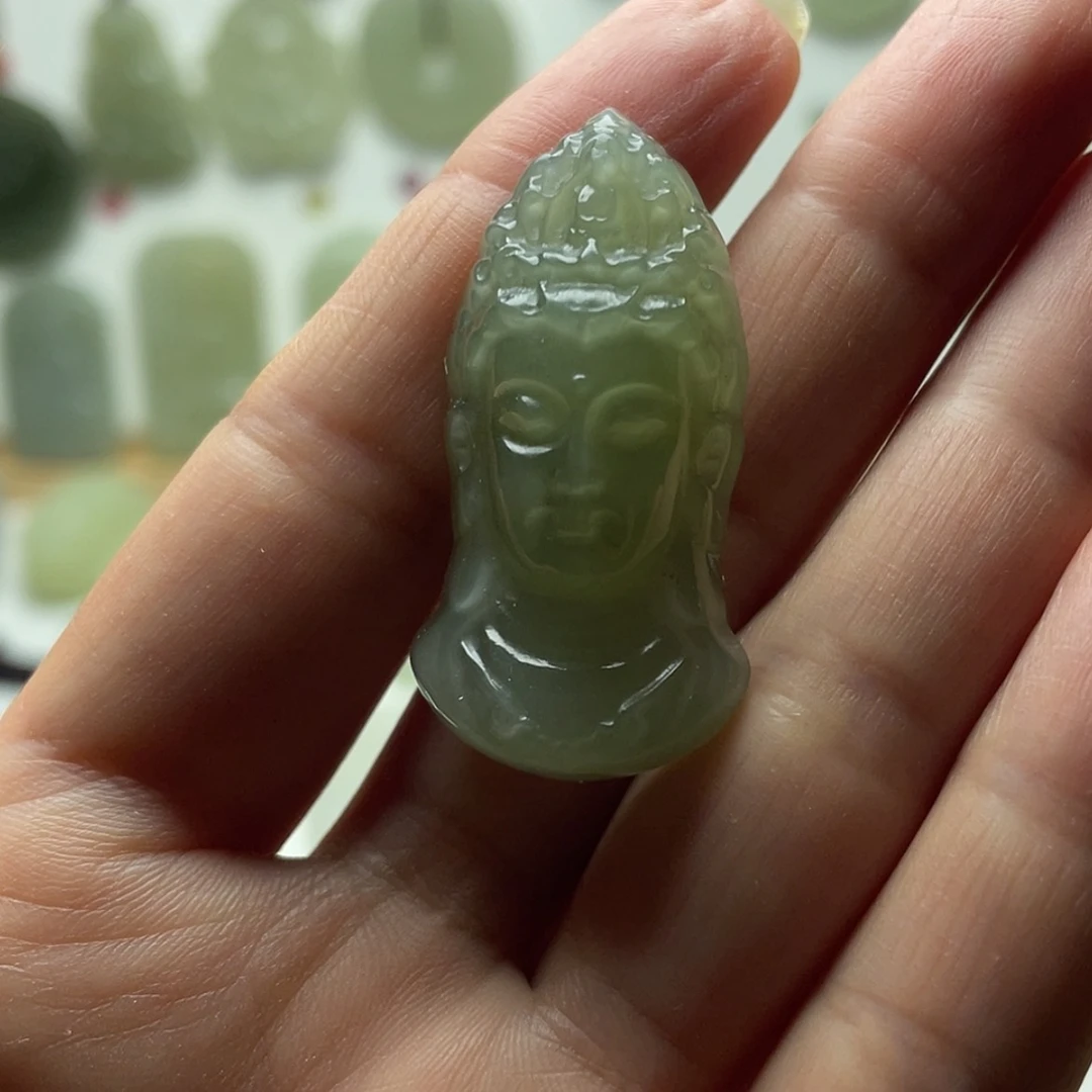 【闪购商品】纯手工雕刻观音头