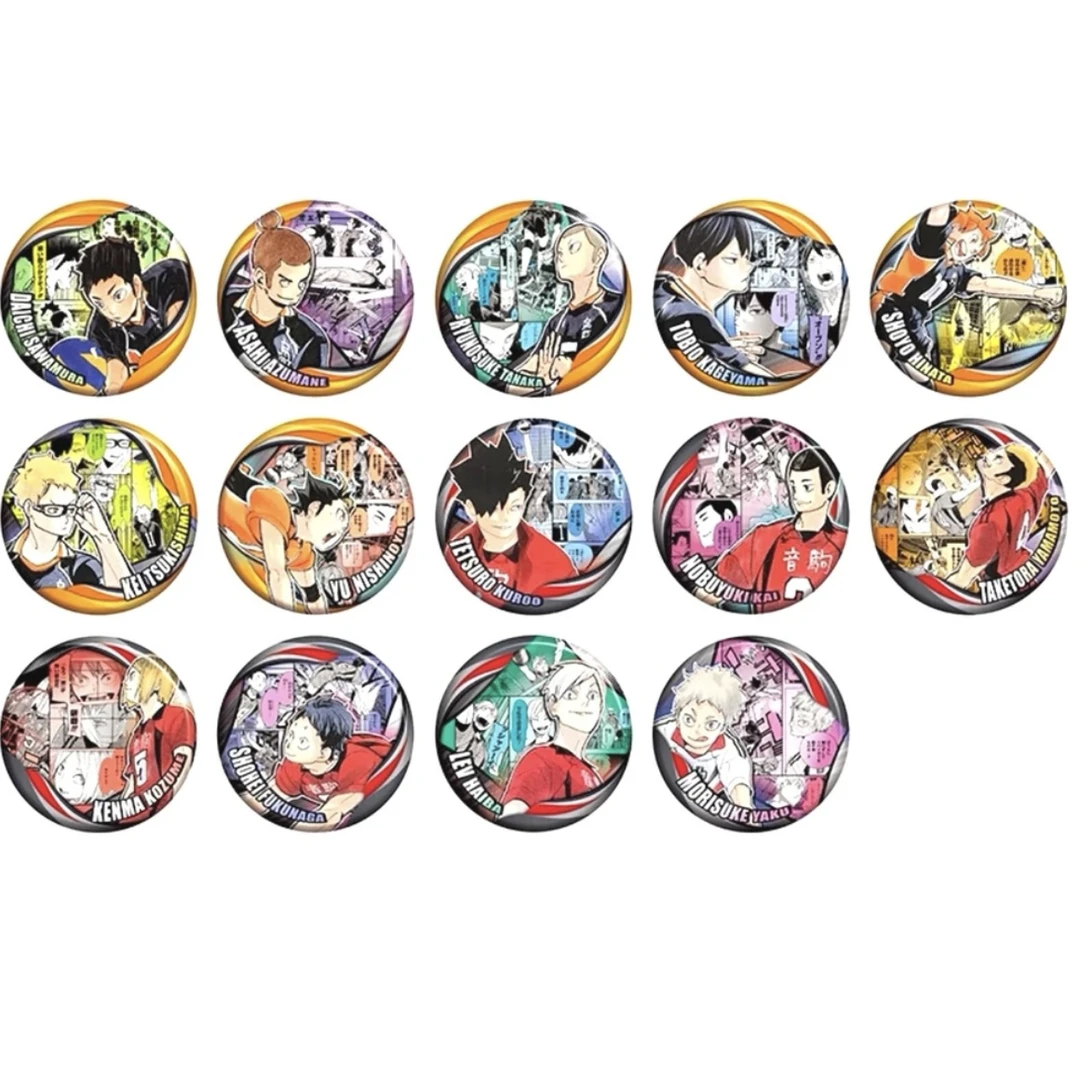 （盲盒代拆）排球少年 原画回忆吧唧第三弹