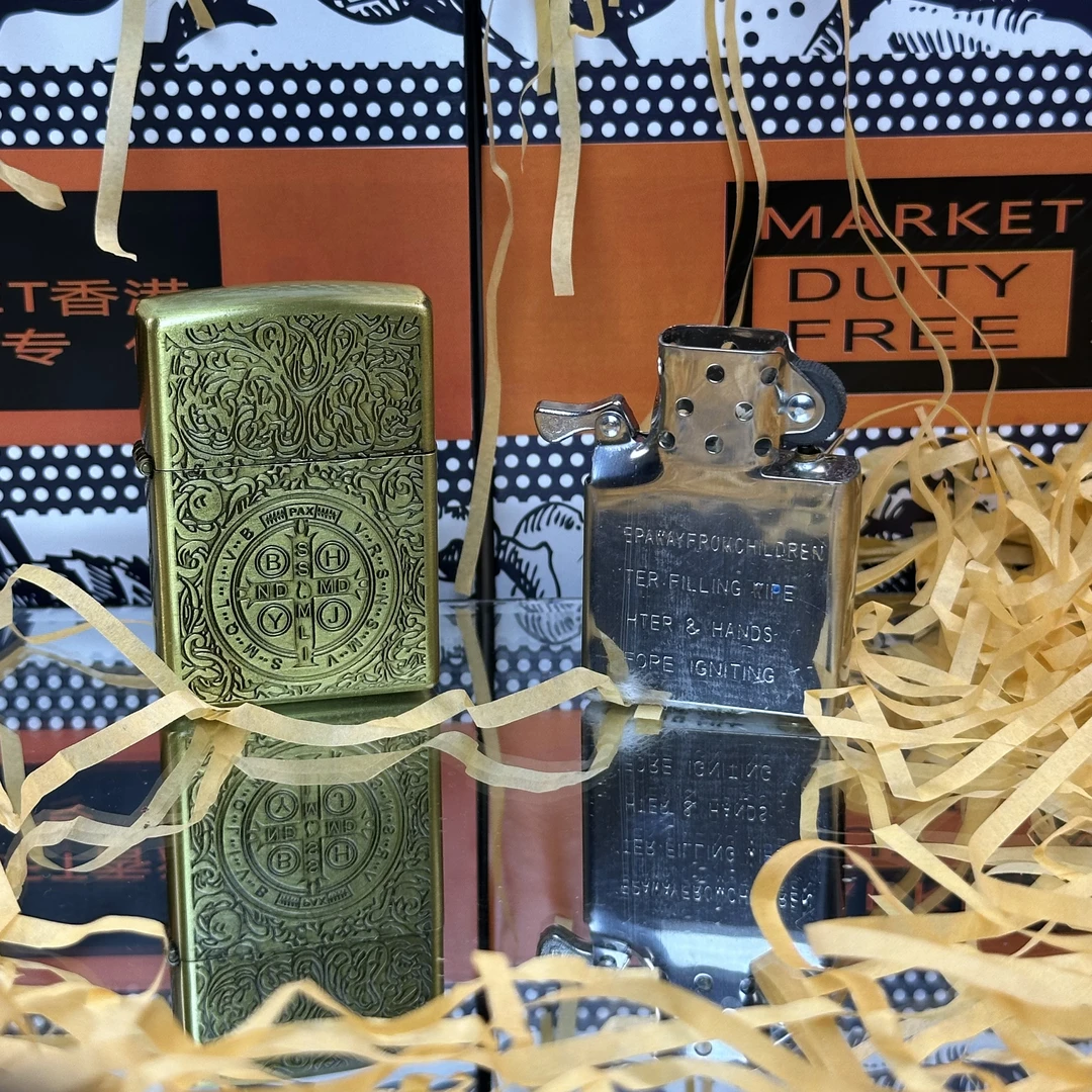 个性康斯坦丁老式复古砂轮银色防风打火机超薄创意正品