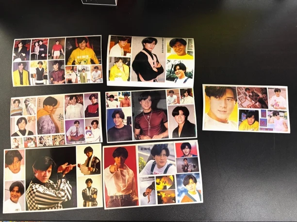 【忆启怀旧】90年代绝版怀旧收藏-郭富城贴纸不干胶一张任选