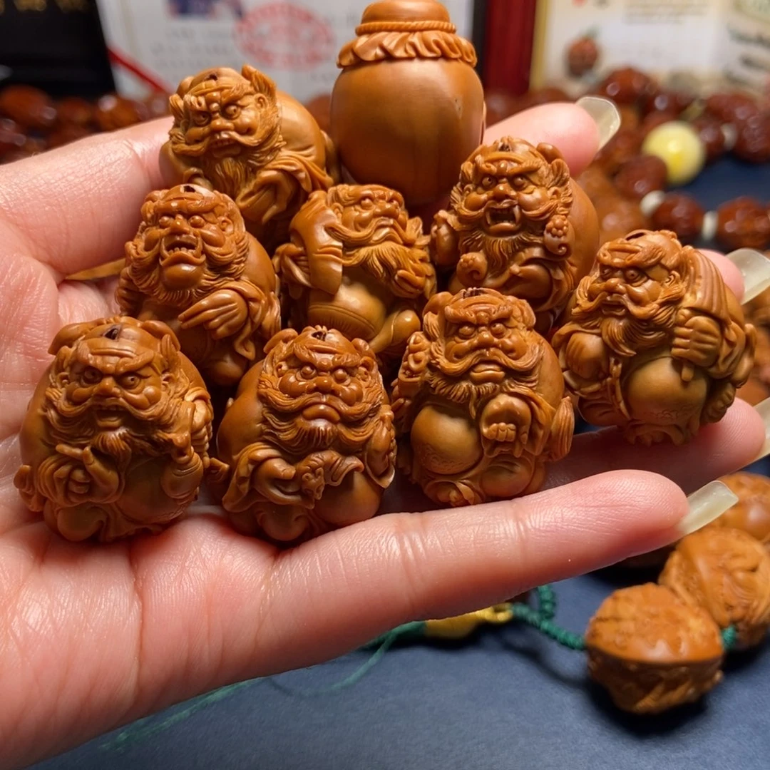 橄榄核手串/手链骑兽钟馗