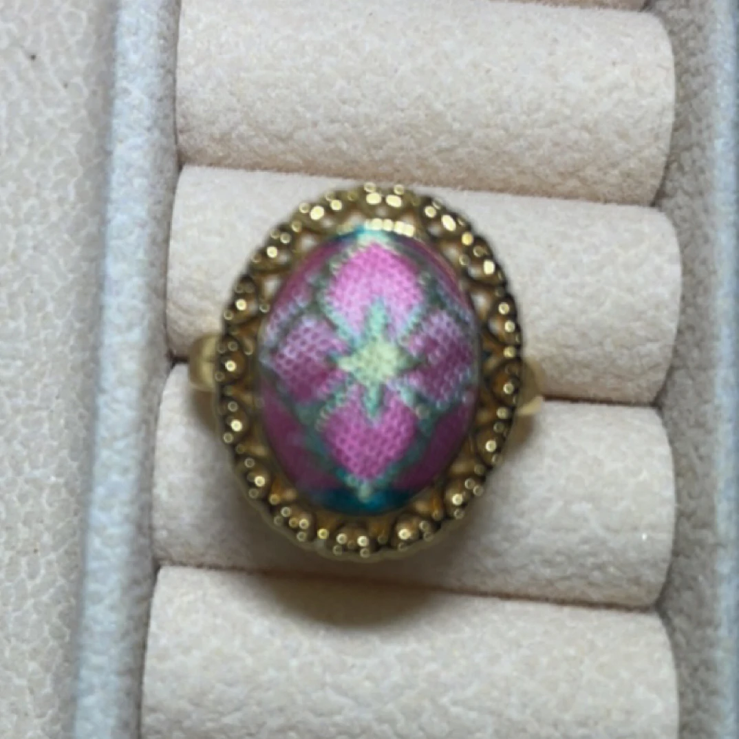 800银戒指 闺蜜百搭装viviwell精致手工戒指彩色首饰轻奢时尚复古