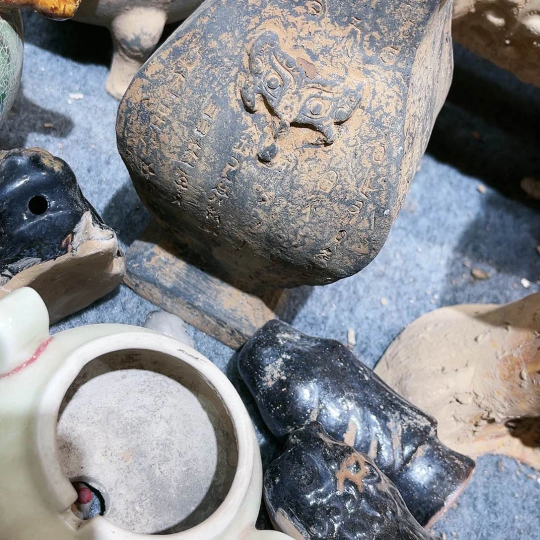 战*瓦当摆件茶台的一大