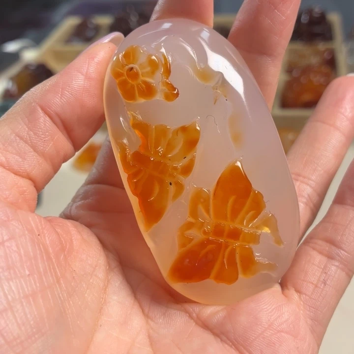 玛瑙/玉髓未镶嵌吊坠(不含链)