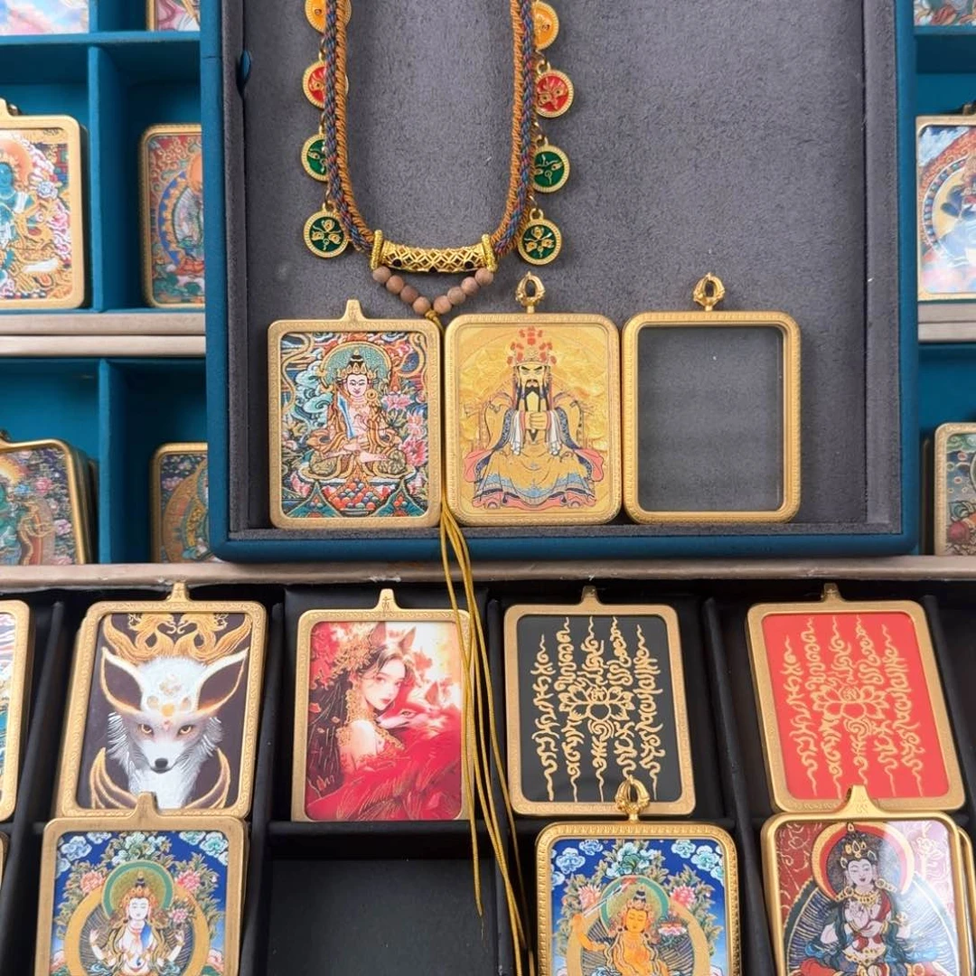 吊坠澄****货虚空五爷唐卡十路绳