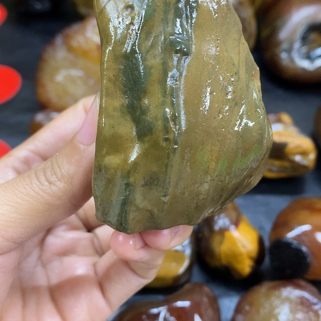 玛瑙/玉髓未镶嵌手把件