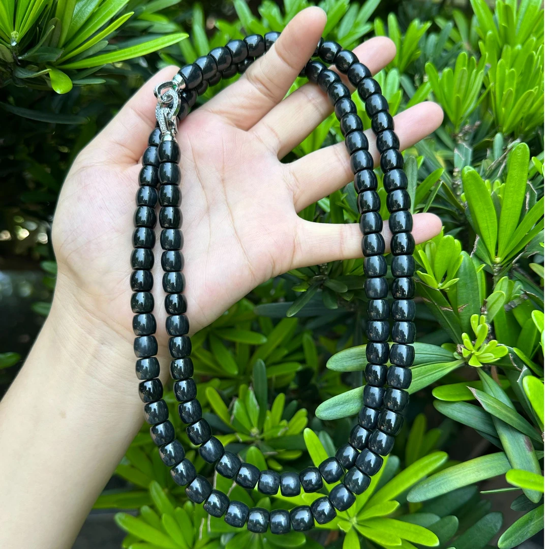 黑羊脂墨玉高货108直切卡9