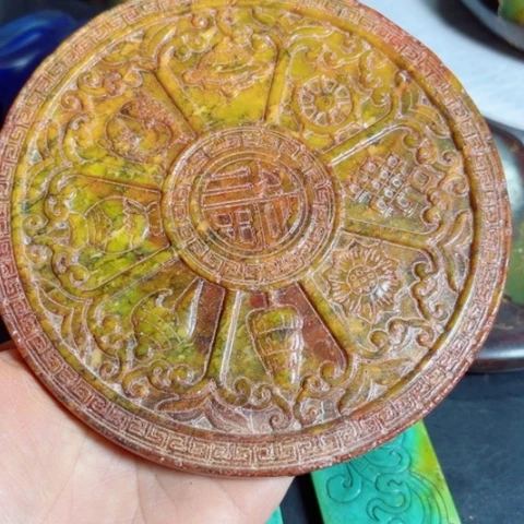紫金钵盂菩提把件
