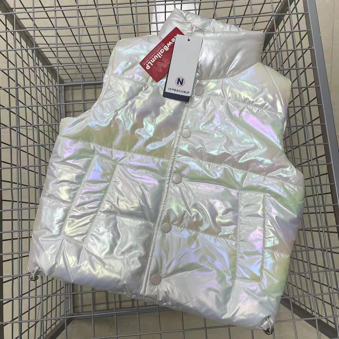 2024冬季新款儿童女童5防面料马甲保暖厚款韩版时尚潮流免洗加厚