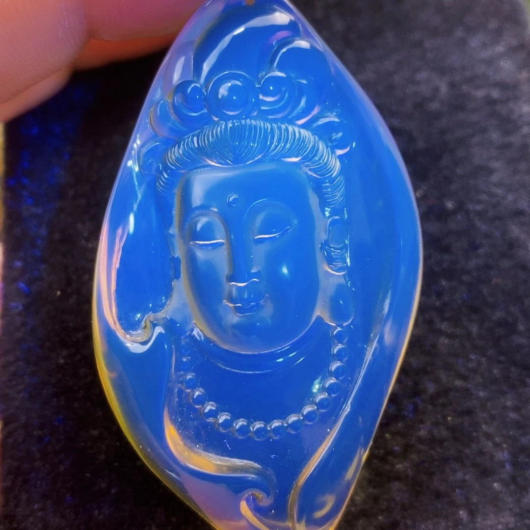 【闪购商品】蓝珀吊坠(不含链)未镶嵌