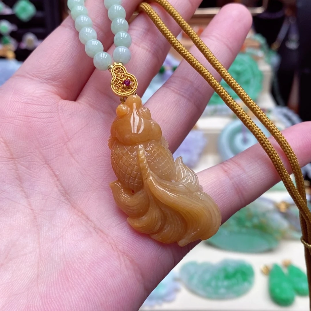 颈饰未镶嵌翡翠翡翠吊坠