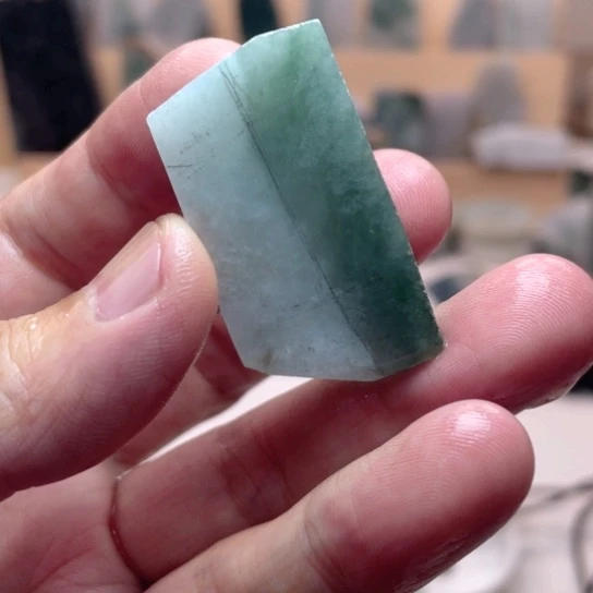 翡翠裸石翡翠玉料