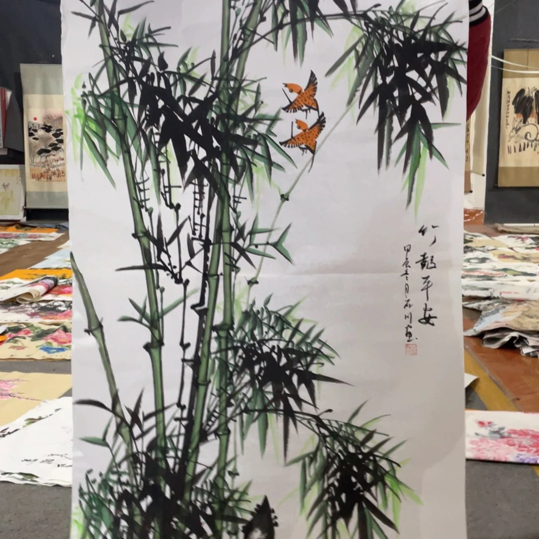 国画国画作品画心一张