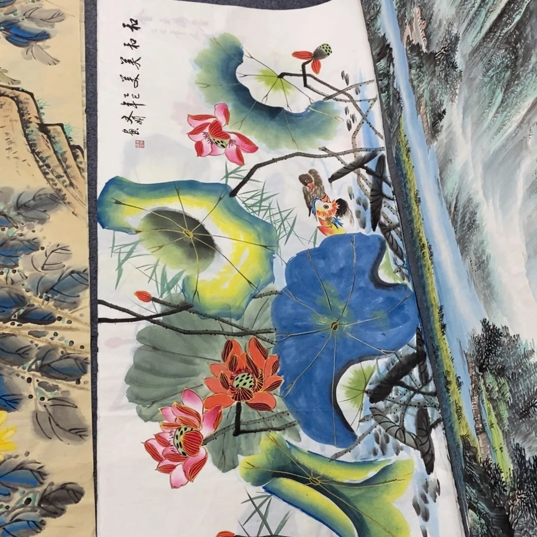 国画尺寸140✖️70四尺精品手绘画
