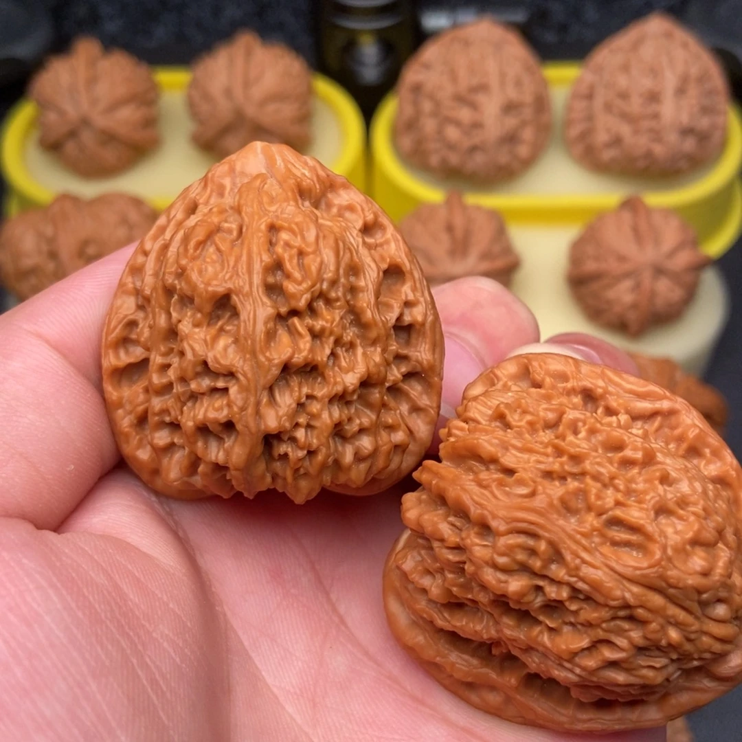 文玩核桃把件老树三角疆41